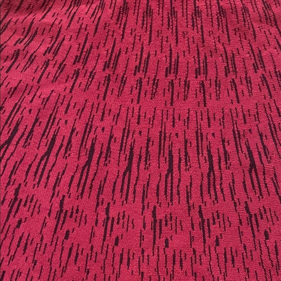 Dex Burgundy and black Knit dress - Picture 3 of 4